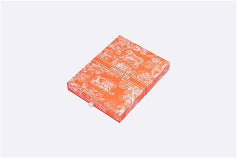 Set of 6 Straws Fluorescent Orange Dioriviera 2022 Toile de Jouy 